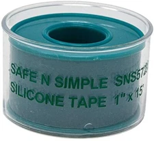 NEW 2 Rolls Safe-n-Simple Silicone Tape 1”x15’ REF SNS57230