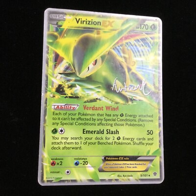 Virizion-EX 9/101 2014 World Championship Card Promo Rare Pokemon