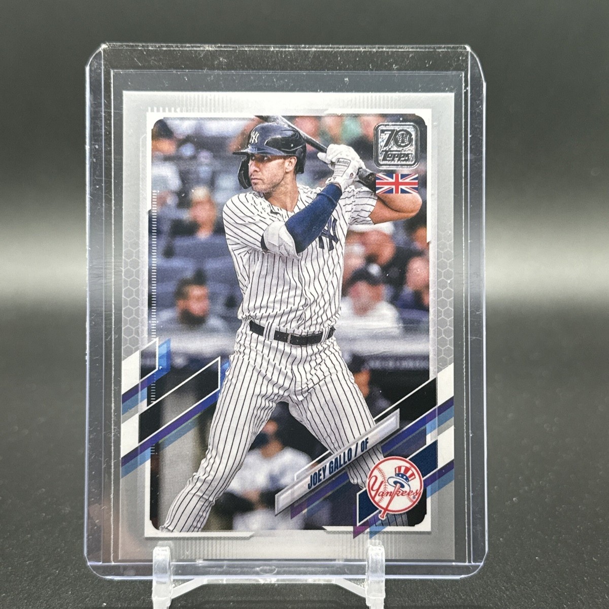 2021 Topps Baseball UK Edition Ultra Rare Platinum Parallel #1/1 Joey Gallo