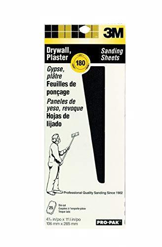 Pantallas de lijado para paneles de yeso 3M 99439NA 99439, 11 x 4-3/16, 180 Grit Pro-Pak, transparentes - Imagen 1 de 1