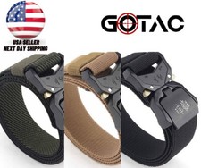 Tactical Belt Military Hiking Rigger 1.5  Nylon Web Work Belt With Quick Release