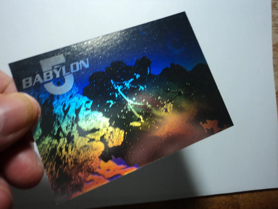 1995 ULTRA BABYLON 5 - HOLOGRAM CARD - ( 1 OF 8 )   STARFURY - Image 2 of 4