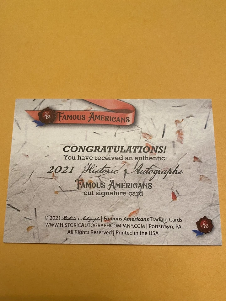 Autógrafos históricos 2021 Famous Americans Jesus Alou tarjeta de autógrafo ¡Jugador de la MLB!! Foto 3 de 3