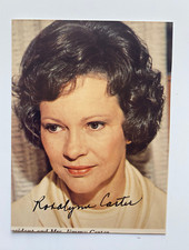 Rosalynn Carter - US Politician Original Autographs - Size 10x8cm