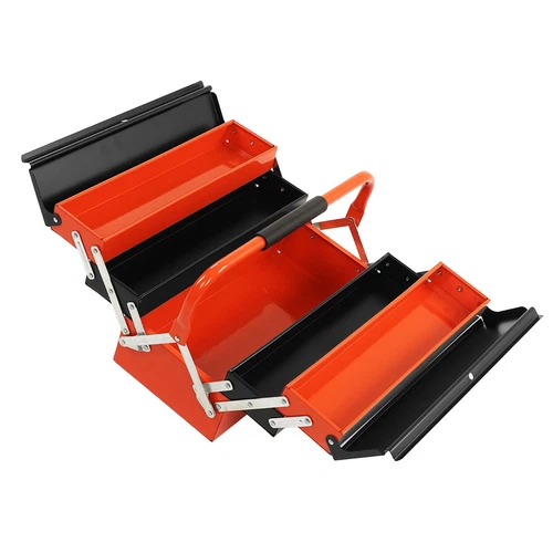 5 Tray cantilever Storage Tool Box Organiser Drawer Toolbox Metal Mechanic - Picture 2 of 11