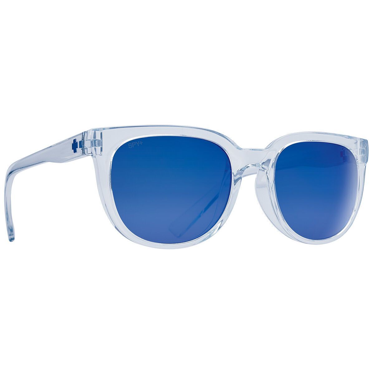SPY Bewilder Sunglasses, Translucent Light Blue Frame, Gray  display picture 1