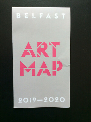 NORTHERN IRELAND BELFAST ART MAP 2019-20 promo leaflet