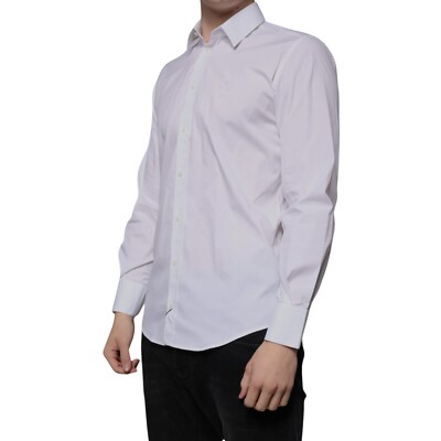 DOLCE & GABBANA Shirt White Cotton Slim Fit Men MARTINI Dress 38/US15/XS  570usd | eBay