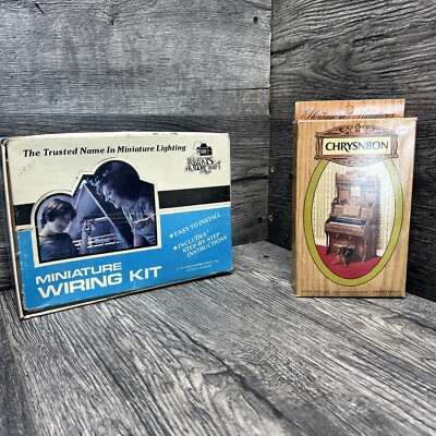 Chrysnbon Heritage Miniatures Model Parlor Pump Organ Kit F-220 And Light  Kit