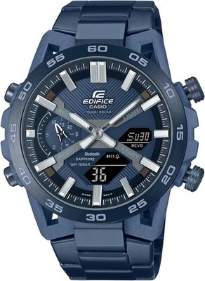 CASIO Edifice ECB-2000YCB-2AJF Quartz Men Blue-Dial Blue-Band Wristwatch [H5DHJ]