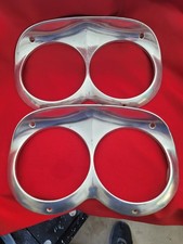 Pair - 1958 Chevrolet Impala Biscayne Headlight Bezel