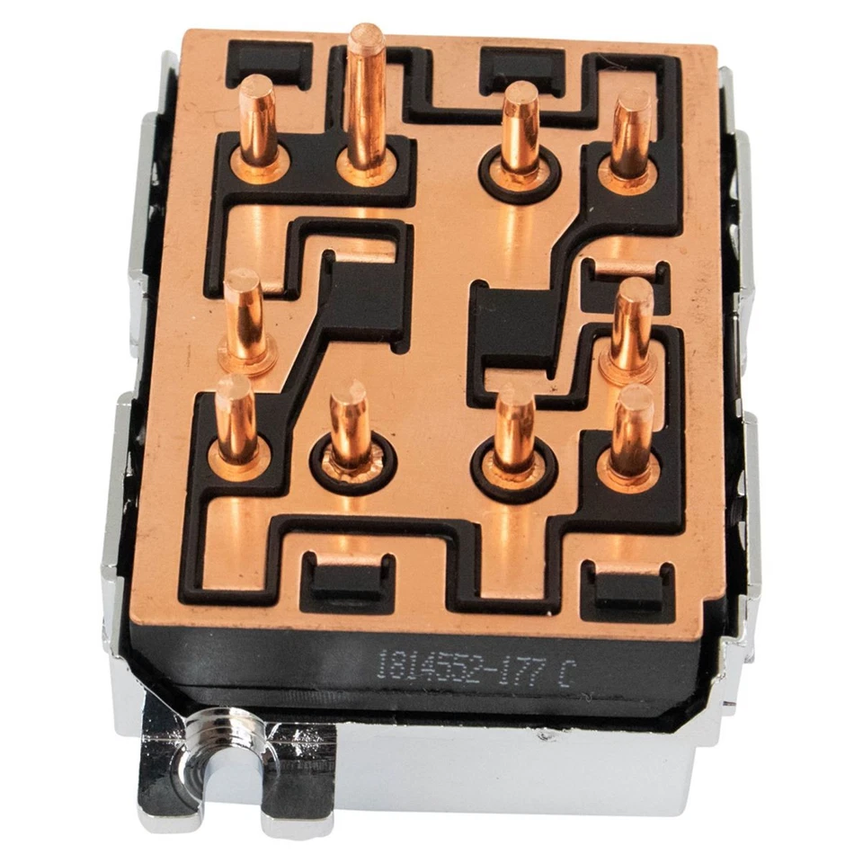 Power Window Switch 4 Button Chrome for Buick Cadillac Chevy Oldsmobile - Image 2 of 3