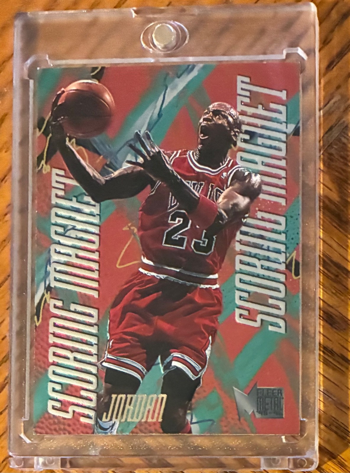 1995-96 Fleer Metal - Scoring Magnet Michael Jordan #4