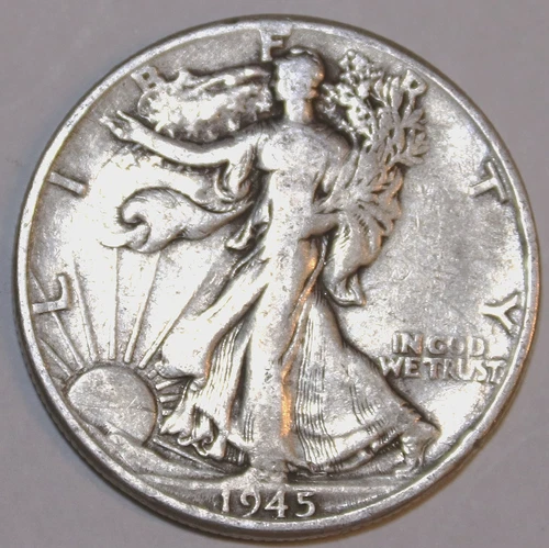 1945-D Walking Liberty Half Dollar - VF - #0629C