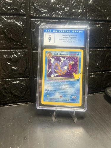 CGC 9 MINT Dark Gyarados Celebrations Classic Coll Team Rocket Pokemon TCG 8/82