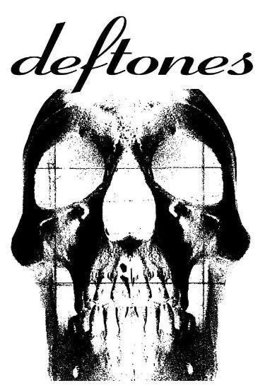 Deftones White Poster
