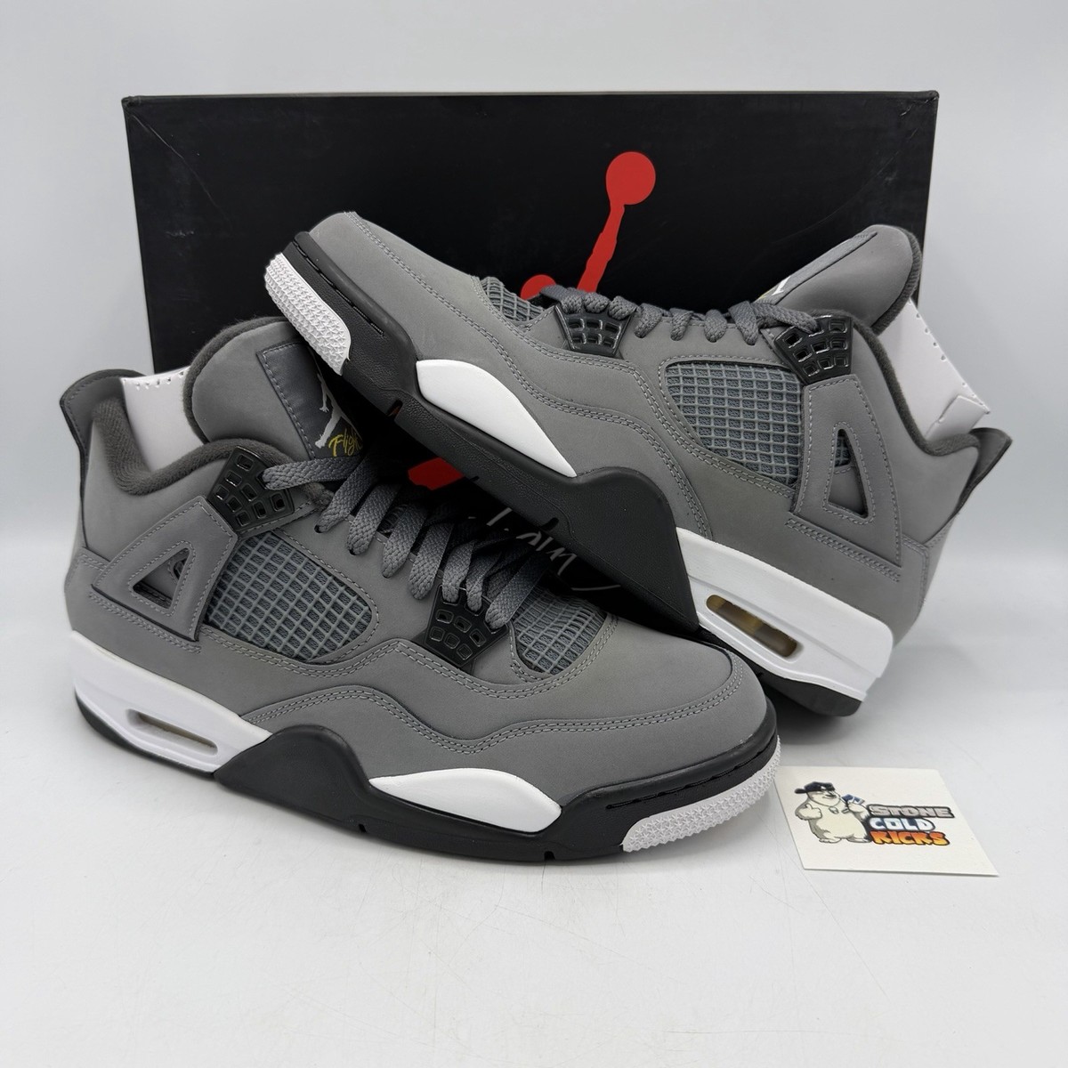 Nike Air Jordan 4 Retro Cool Grey Men's Size 10 308497-007 IV I