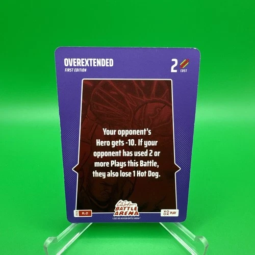 Bo Jackson Battle Arena 2026 Play 21 Overextended PL-21 SP 1st Edition