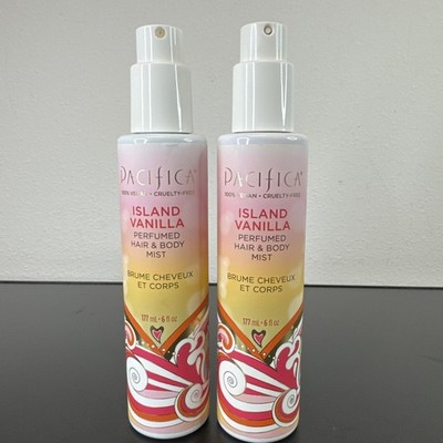 2 ORIGINAL BOTTLE Pacifica Island Vanilla Hair Body Mist Old Formula As Shown