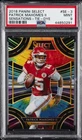 2018 PANINI SELECT SENSATIONS TIE-DYE PRIZM #SE3 PATRICK MAHOMES II #/25 PSA 9