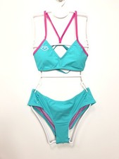 Image of Arena Women's Swimsuit Icons Cross Back, Green (Menthol), DE36 UK/USA3