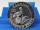 Vintage Florida Sunshine State 1 Ounce .999 Silver Round Trade Unit