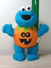 *FREE SHIP* 8" COOKIE MONSTER HALLOWEEN Plush Toy Sesame Street 2025 Just Play