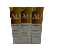 3 Pack A+D First Aid Multipurpose Ointment Skin Protectant 1.5oz Exp. 1/27 New!