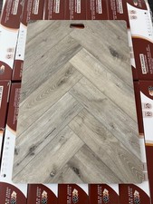 Luxury Vinyl LVT Click Flooring Water Resistance Herringbone Joblot Pallet Price