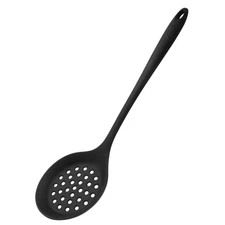 Silicone Slotted Spoon, Heat Resistant Kitchen Colander Spoon, Silicone Nonst...