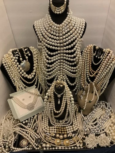 Huge-estate-jewelry-Lot-Junk-Redesign-Craft-Faux Pearl- Costume-8+lbs
