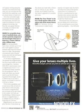 Novoflex - Lens Adapters -Original Magazine Ad - 2013