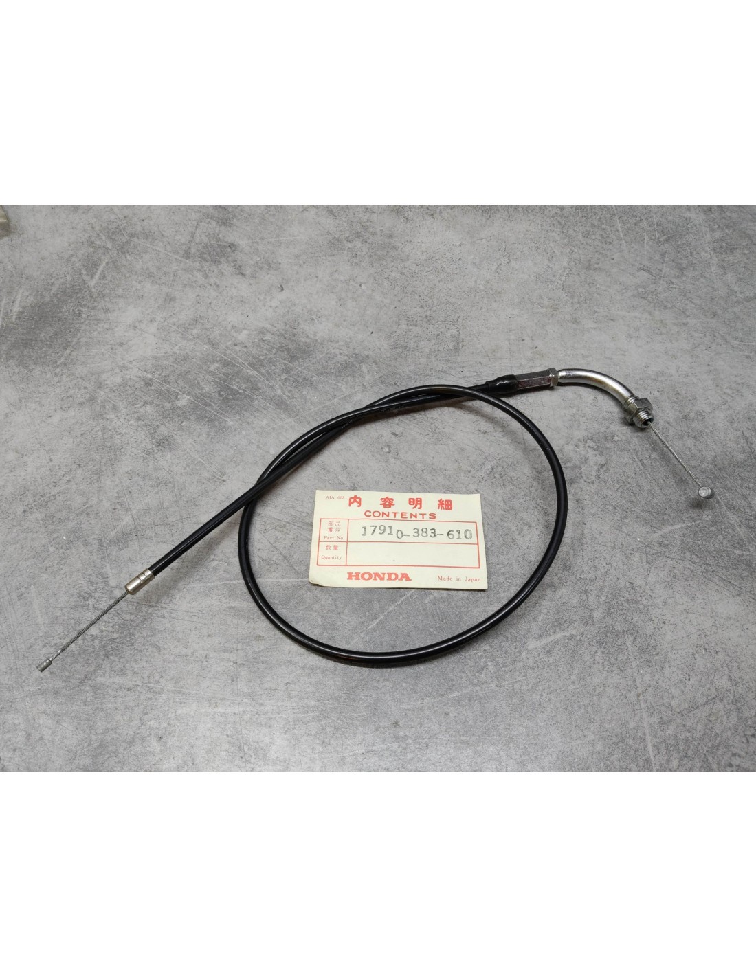 Câble accélérateur tirage A HONDA CB125S3 pour réparer poignée bloquée