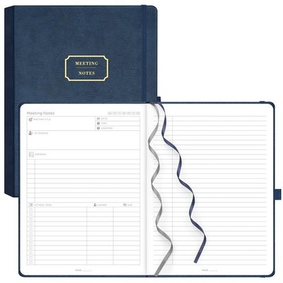 Meeting Notebook for Work with Action Items - 320 Pages B5 Thick Project Plan...