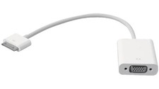 Apple Oem 30-pin To Vga Adapter For Ios Ipads Iphone Ipod Tvs Monitors Mc552zm/b