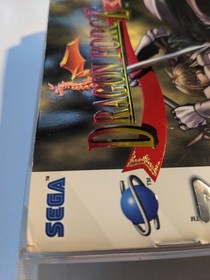 Dragon Force (Sega Saturn, 1996) Manual w/ Reg Card - Fully Tested Works Great