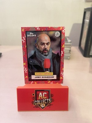 2025 Topps UCC Decades Planet Football TV Presenter James Richardson