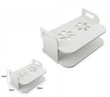 Mensola In Legno Bianco 34x24x8.5cm -Arredo per  Casa, Cameretta o bagno 70206 d