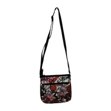 EK8529 Borsa da donna di Skpat, rossa con fantasia floreale, piccola borsa a tracolla