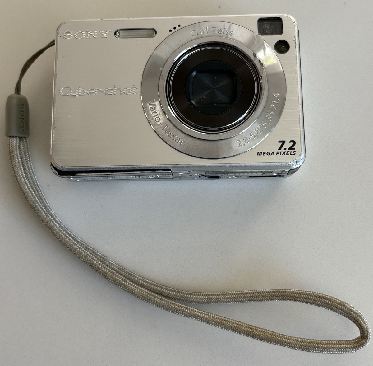 Sony Cyber-shot DSC-W120 7.2MP Digital Camera - Silver - Parts | eBay