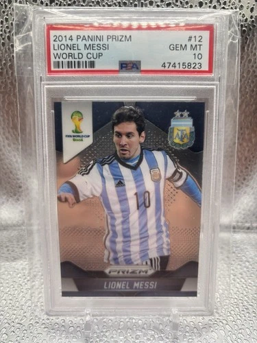 2014 Panini Prizm World Cup - Lionel Messi Base PSA 10