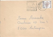 BELGIUM. POSTMARK. NIEUWPORT. 1981
