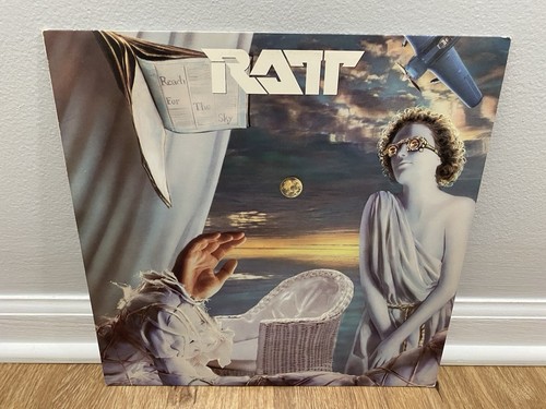 VINTAGE 1988 RATT REACH FOR THE SKY 81929-1 ATLANTIC VINYL LP RECORD ALBUM - Picture 12 of 15