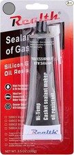 Gasket Maker Grey Oil 3 Pack, High Temperature RTV 3.53 Oz Ultra Grey 3