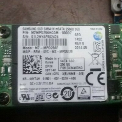 Dell 10V14 Samsung 256GB mSATA SSD Solid State Drive MZMPD256HAGM