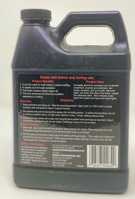 BUSCH ALUMINUM POLISH & METAL POLISH SUPER SHINE, 32 oz | eBay