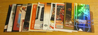 Darius Miles Lot of 13 DIFFERENT Cards w/2 inserts NBA Trail Blazers, Cavaliers
