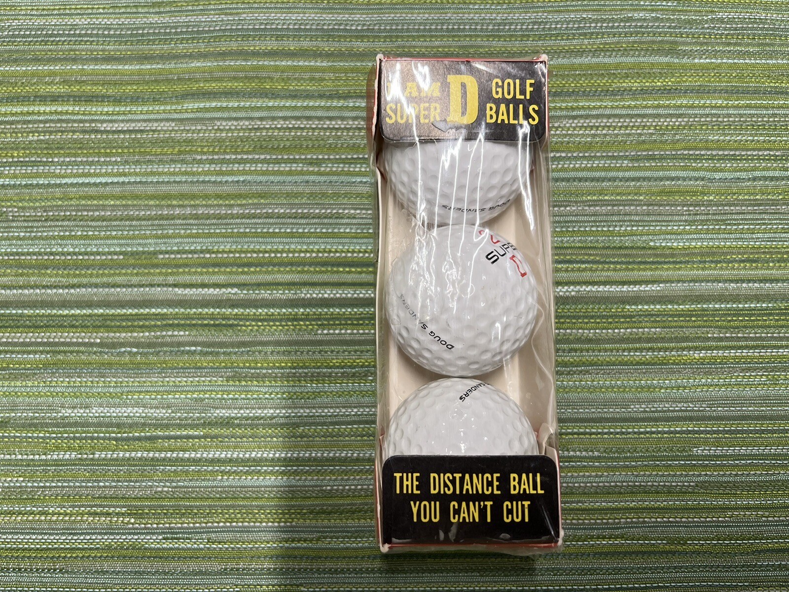 VINTAGE c.1960s DOUG SANDERS SUPER “D” SLOGAN SIGNATURE RAM 2 3 GOLF