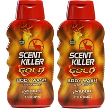 Wildlife Research Scent Killer Gold Body Wash & Shampoo 2 Pack 12oz #01240x2