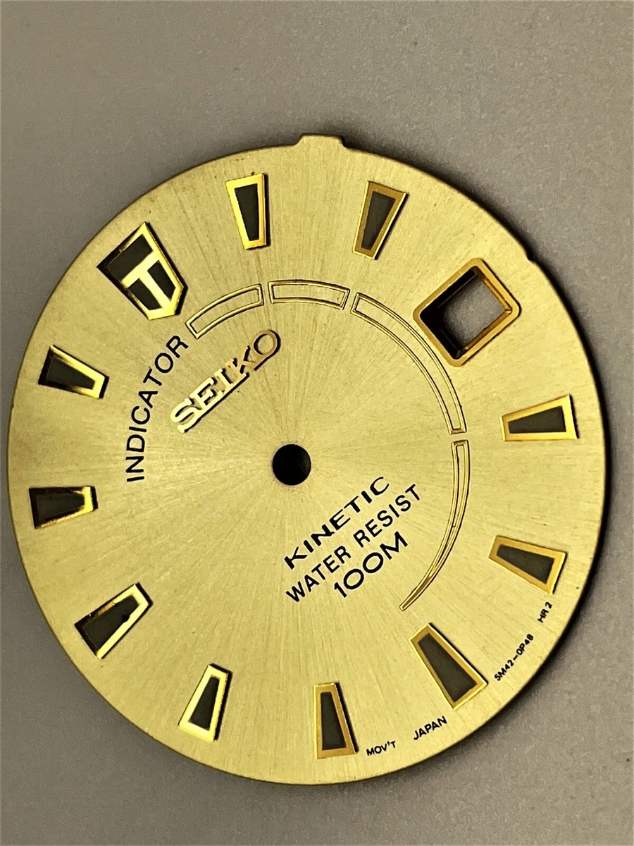 Seiko kinetic clearance yellow